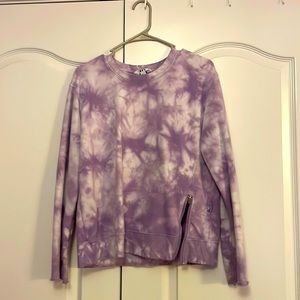 Purple Tie-Die Sweatshirt